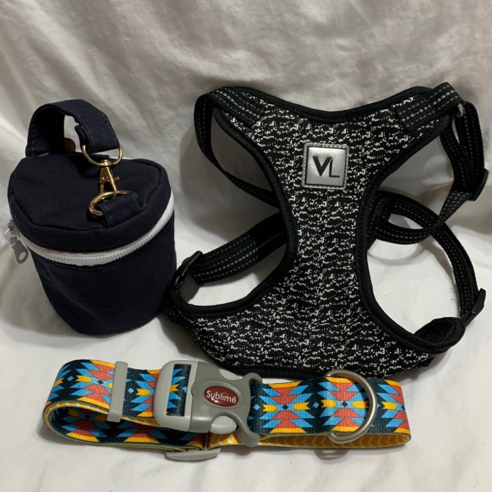 Large Dog accessories harness collar treat bag